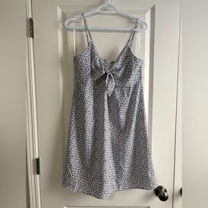 Only Navy and White Floral Dress